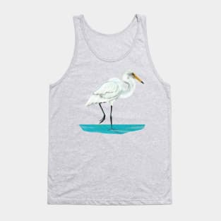 White Heron Tank Top